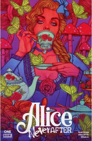 Alice Never After 1B published by Boom! with cover art by Jenny Frison