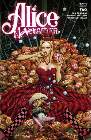 Alice Never After 2A published by Boom! with cover art by Dan Panosian