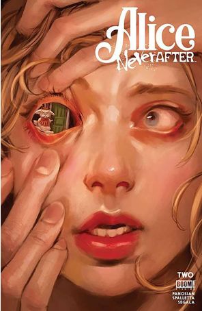 Alice Never After 2B published by Boom! with cover art by Miguel Mercado
