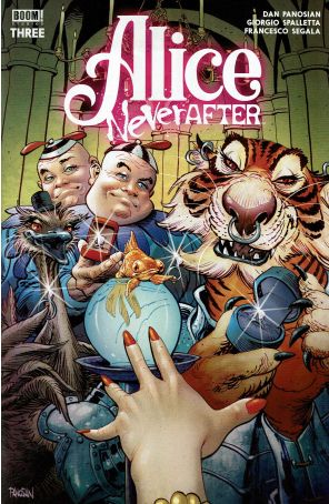 Alice Never After 3A published by Boom! with cover art by Dan Panosian