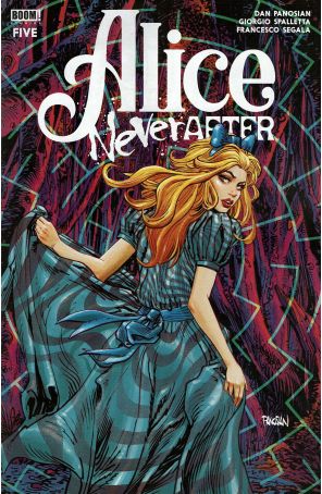 Alice Never After 5A published by Boom! with cover art by Dan Panosian
