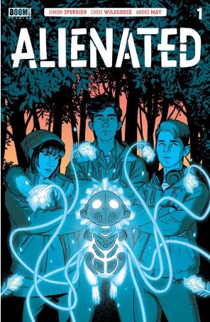 Alienated 1C published by Boom! with cover art by Jamie McKelvie