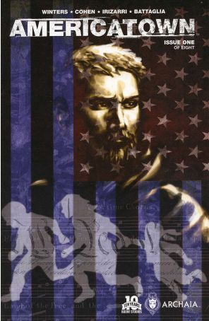 Americatown 1 published by Archaia with cover art by Mike Choi
