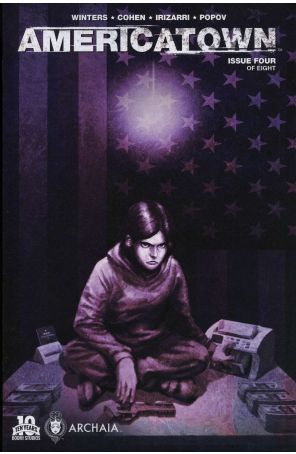 Americatown 4 published by Archaia with cover art by Mike Choi