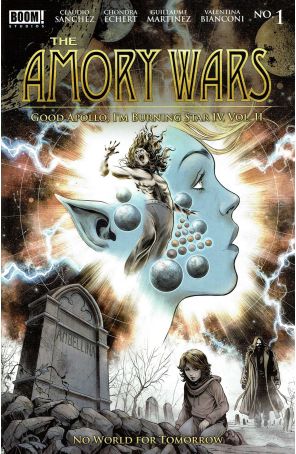 Amory Wars: Good Apollo, I'm Burning Star IV Volume II-No World for Tomorrow 1A published by Boom! with cover art by Gianluca Gugliotta