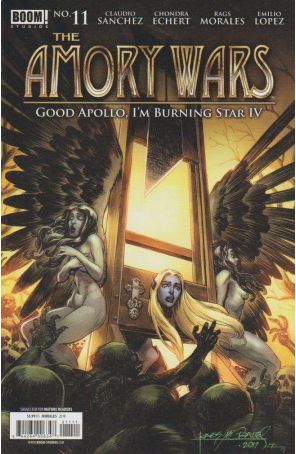 Amory Wars: Good Apollo, I'm a Burning Star IV 11 published by Boom! with cover art by Rags Morales