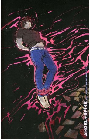 Angel + Spike 9B published by Boom! with cover art by Vanesa R. Del Rey