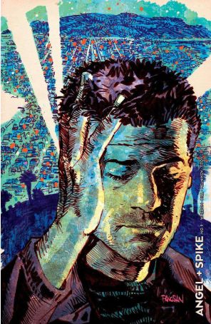 Angel + Spike 9D published by Boom! with cover art by Jonas Scharf