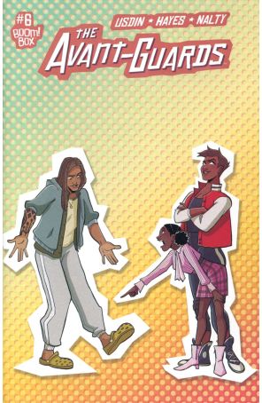 The Avant-Guards 6 published by Boom! with cover art by Noah Hayes