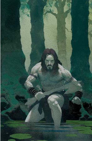 BRZRKR: Light Draws Breath 1J published by Boom! with cover art by Esad Ribic
