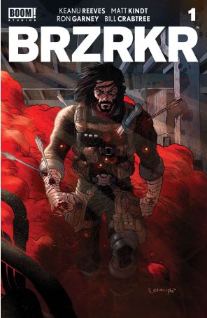 BRZRKR 1A published by Boom! with cover art by Rafael Grampá