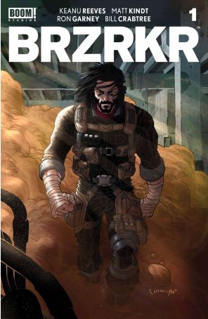 BRZRKR 1H published by Boom! with cover art by Rafael Grampá