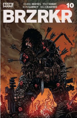 BRZRKR 10D published by Boom! with cover art by Kevin Eastman