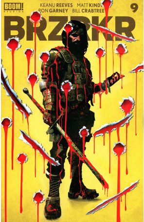 BRZRKR 9B published by Boom! with cover art by Michael Del Mundo
