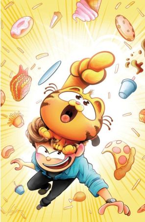 Baby Garfield 1F published by Boom! with cover art by Asia Simone
