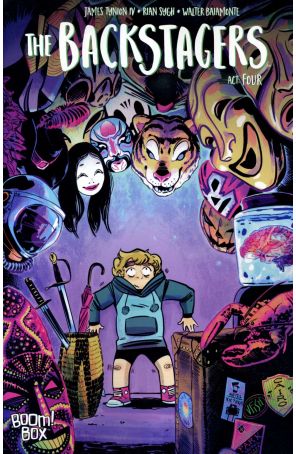 The Backstagers 4 published by Boom! with cover art by Shane-Michael Vidaurri