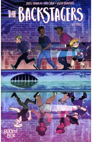 The Backstagers 5 published by Boom! with cover art by Veronica Fish