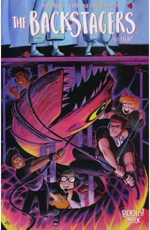 The Backstagers 8 published by Boom! with cover art by Veronica Fish