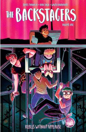 The Backstagers TPB 1 published by Boom! with cover art by Veronica Fish