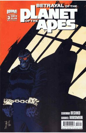 Betrayal Of The Planet Of The Apes 3B published by Boom! with cover art by Declan Shavey