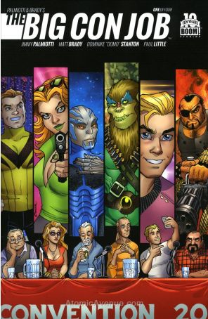 Big Con Job (Palmiotti And Brady's) 1 published by Boom! with cover art by Amanda Conner