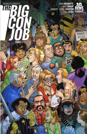 Big Con Job (Palmiotti And Brady's) 3 published by Boom! with cover art by Amanda Conner