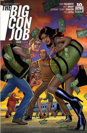 Big Con Job (Palmiotti And Brady's) 4 published by Boom! with cover art by Amanda Conner