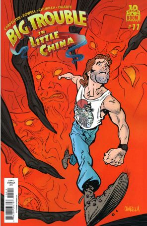 Big Trouble In Little China 11 published by Boom! with cover art by Brian Churilla