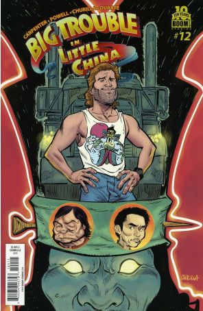 Big Trouble In Little China 12 published by Boom! with cover art by Brian Churilla