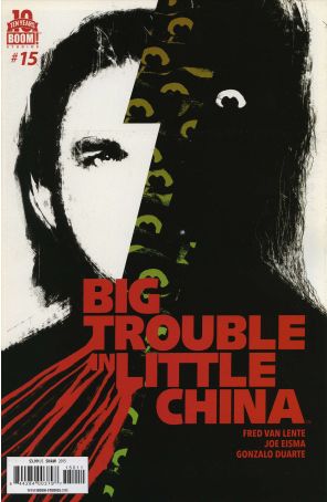 Big Trouble In Little China 15 published by Boom! with cover art by Jay Shaw