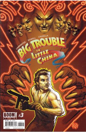 Big Trouble In Little China 3A published by Boom! with cover art by Eric Powell