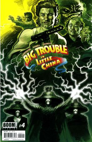 Big Trouble In Little China 4A published by Boom! with cover art by Eric Powell