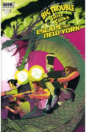 Big Trouble in Little China/Escape From New York 6 published by Boom! with cover art by Giuseppe Camuncoli