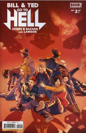 Bill And Ted Go To Hell 2 published by Boom! with cover art by Daniel Bayliss