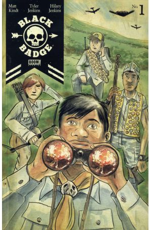 Black Badge 1A published by Boom! with cover art by Jeff Lemire