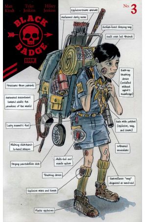 Black Badge 3A published by Boom! with cover art by Matt Kindt