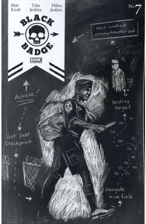 Black Badge 7A published by Boom! with cover art by Matt Kindt