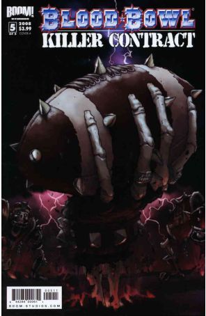 Blood Bowl: Killer Contract 5A published by Boom! with cover art by Lads Helloven