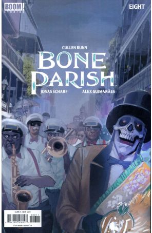 Bone Parish 8 published by Boom! with cover art by Rod Reis