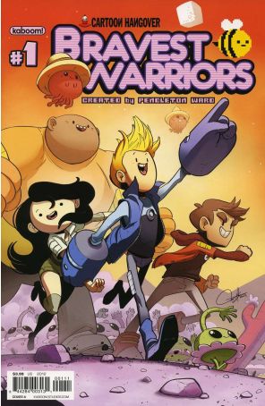 Bravest Warriors 1A published by Boom! with cover art by Tyson Hesse