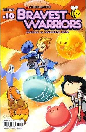 Bravest Warriors 10A published by Boom! with cover art by Tyson Hesse