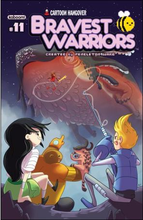 Bravest Warriors 11B published by Boom! with cover art by Ian McGinty