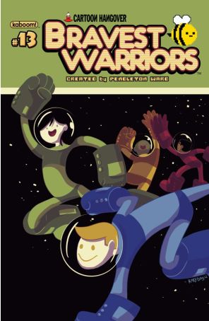 Bravest Warriors 13B published by Boom! with cover art by Kory Bing