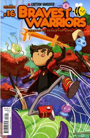 Bravest Warriors 16A published by Boom! with cover art by Tyson Hesse