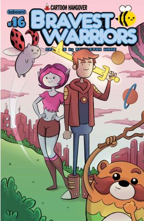 Bravest Warriors 16B published by Boom! with cover art by Terry Blas