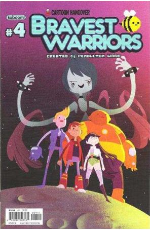 Bravest Warriors 4B published by Boom! with cover art by Victoria Ying