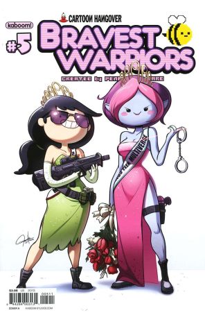 Bravest Warriors 5A published by Boom! with cover art by Tyson Hesse