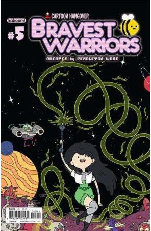 Bravest Warriors 5B published by Boom! with cover art by Nick Edwards