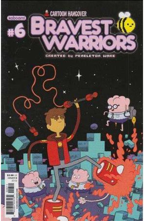 Bravest Warriors 6B published by Boom! with cover art by Nick Edwards