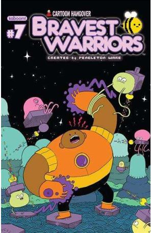 Bravest Warriors 7B published by Boom! with cover art by Nick Edwards